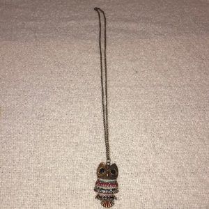 Adorable owl chain necklace (one of my favorites)